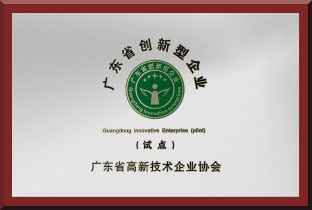 06、廣東省創新型試點企業證書
